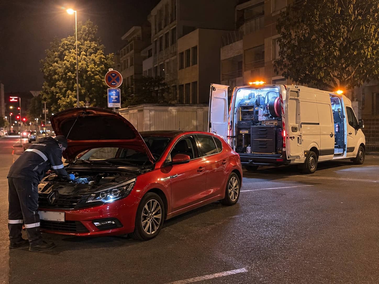 Dépannage voiture près du chemin de Gibbes à Marseille 13014