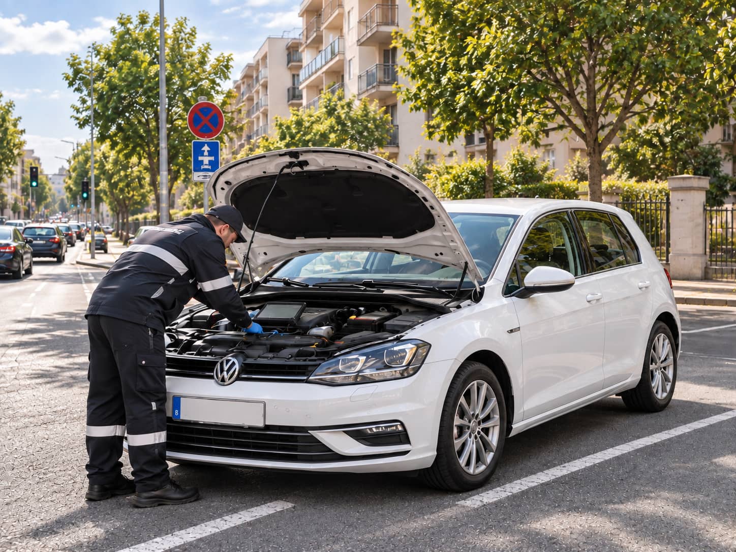 Dépannage mécanique à domicile sur une voiture à Marseille