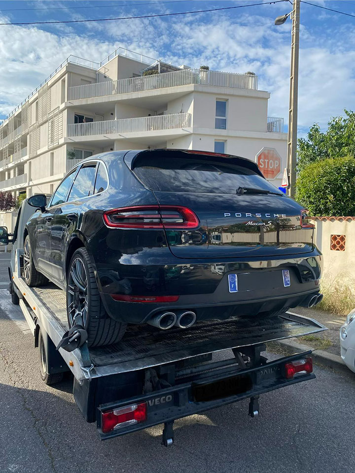 Remorquage de voiture de luxe à Marseille