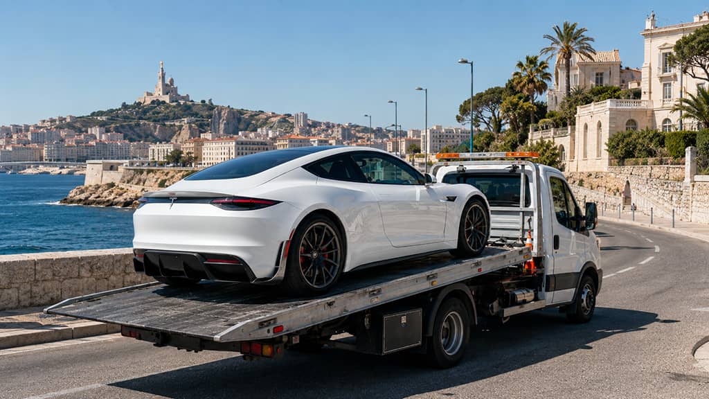 Remorquage Tesla à Marseille et alentours