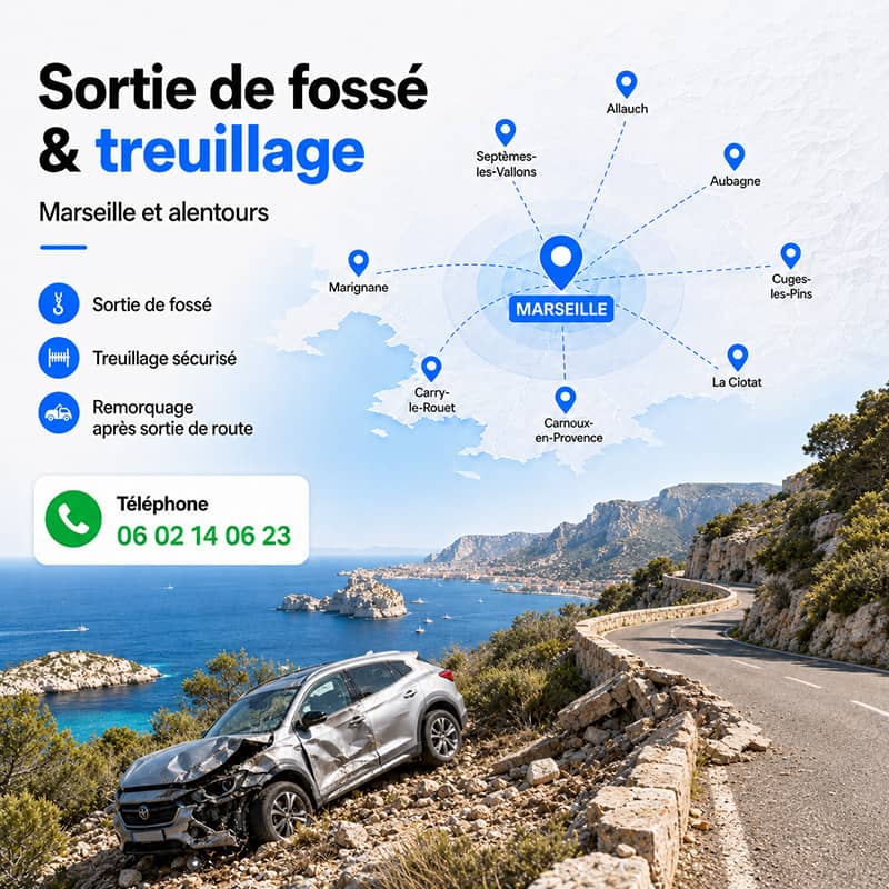Sortie de fossé à Marseille